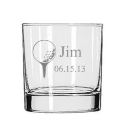 Golf Rocks Glass
